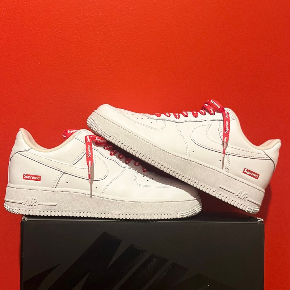 2020 Supreme Air Force 1 Low Men’s Size 8 White Verified Authentic
